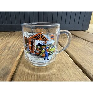 Vintage GULF Collectors Series "The Great Depression Years" Glass Mug